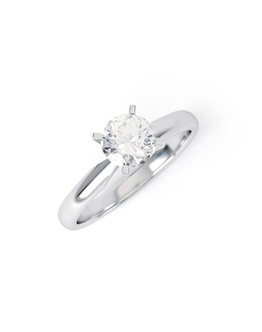 Solitario Matrimonio Bulgari con Diamante