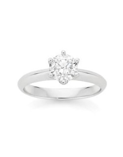 Solitario Matrimonio Blue Nile con Diamante
