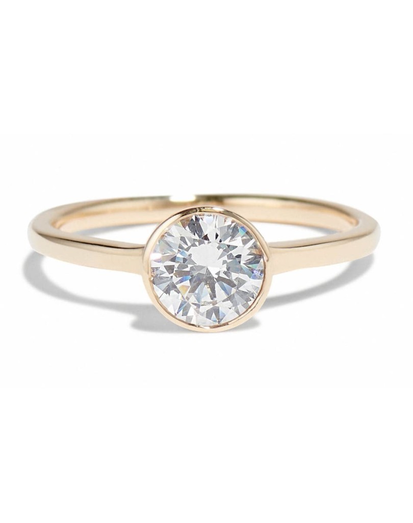 Anello Di Fidanzamento Modello Damiani con Diamante