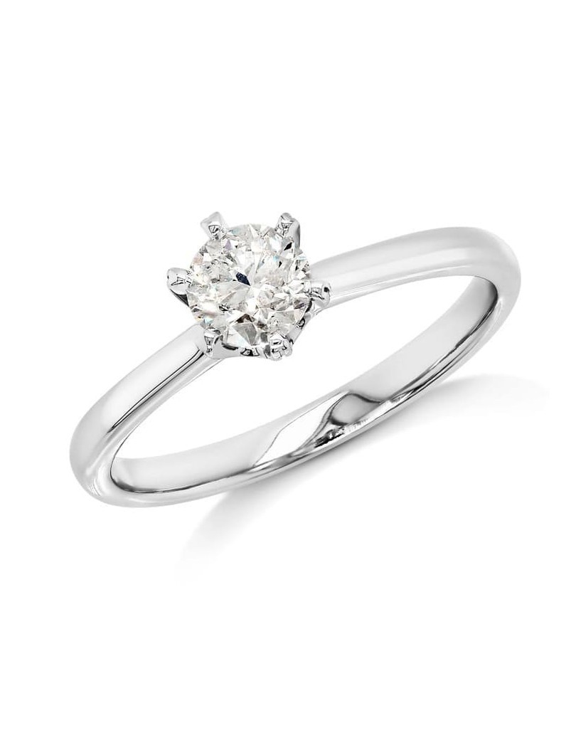 Anello Di Fidanzamento Modello Chopard con Diamante