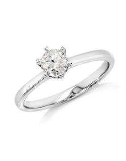 Anello Di Fidanzamento Modello Chopard con Diamante