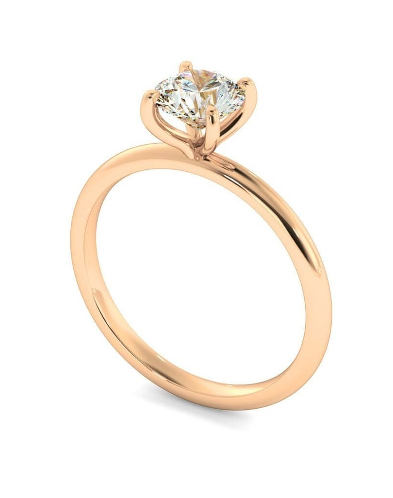 Anello Di Fidanzamento Modello Hermes con Diamante