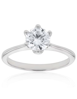 Anello Di Fidanzamento Modello Gucci con Diamante