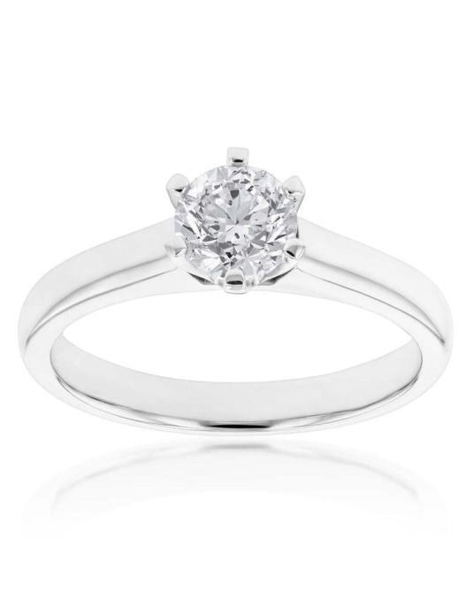 Anello Platino Modello Piaget con Diamante