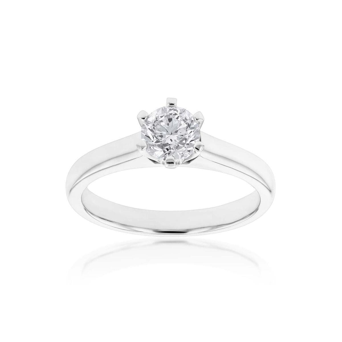 Anello Platino Modello Piaget con Diamante