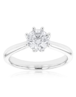 Anello Platino Graff con Diamante