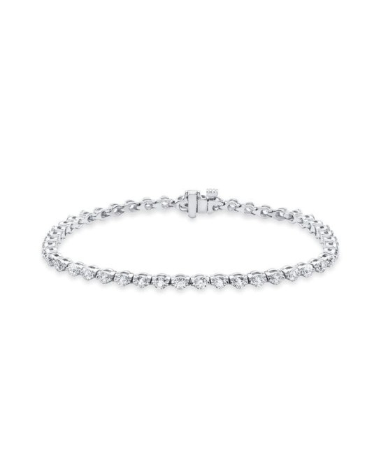 Bracciale Tennis di 18 cm con Diamanti