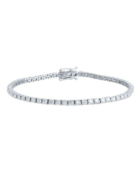 Braccialetto Con Diamanti 4 carati Tennis