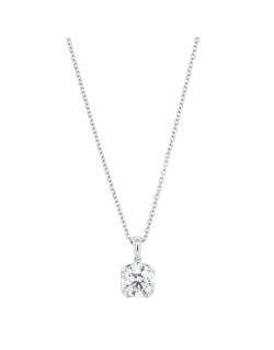 Pendente Solitario con Diamante