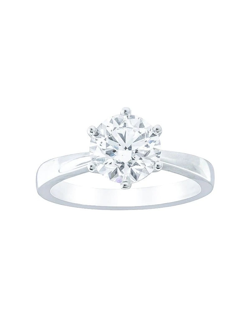 Anello Platino Dior con Diamante