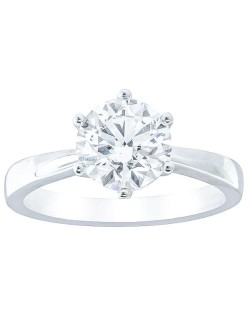Anello Platino Dior con Diamante