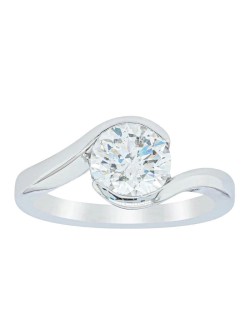 Anello Contrarie De Beers con Diamante