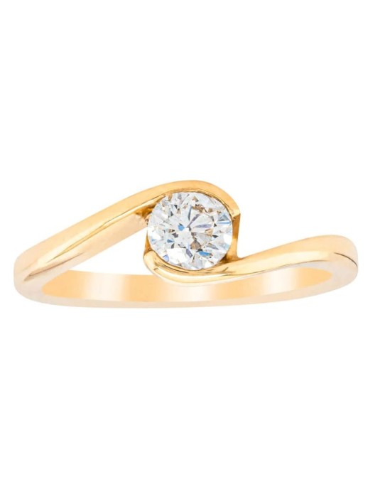 Anello Contrarie Hermes con Diamante