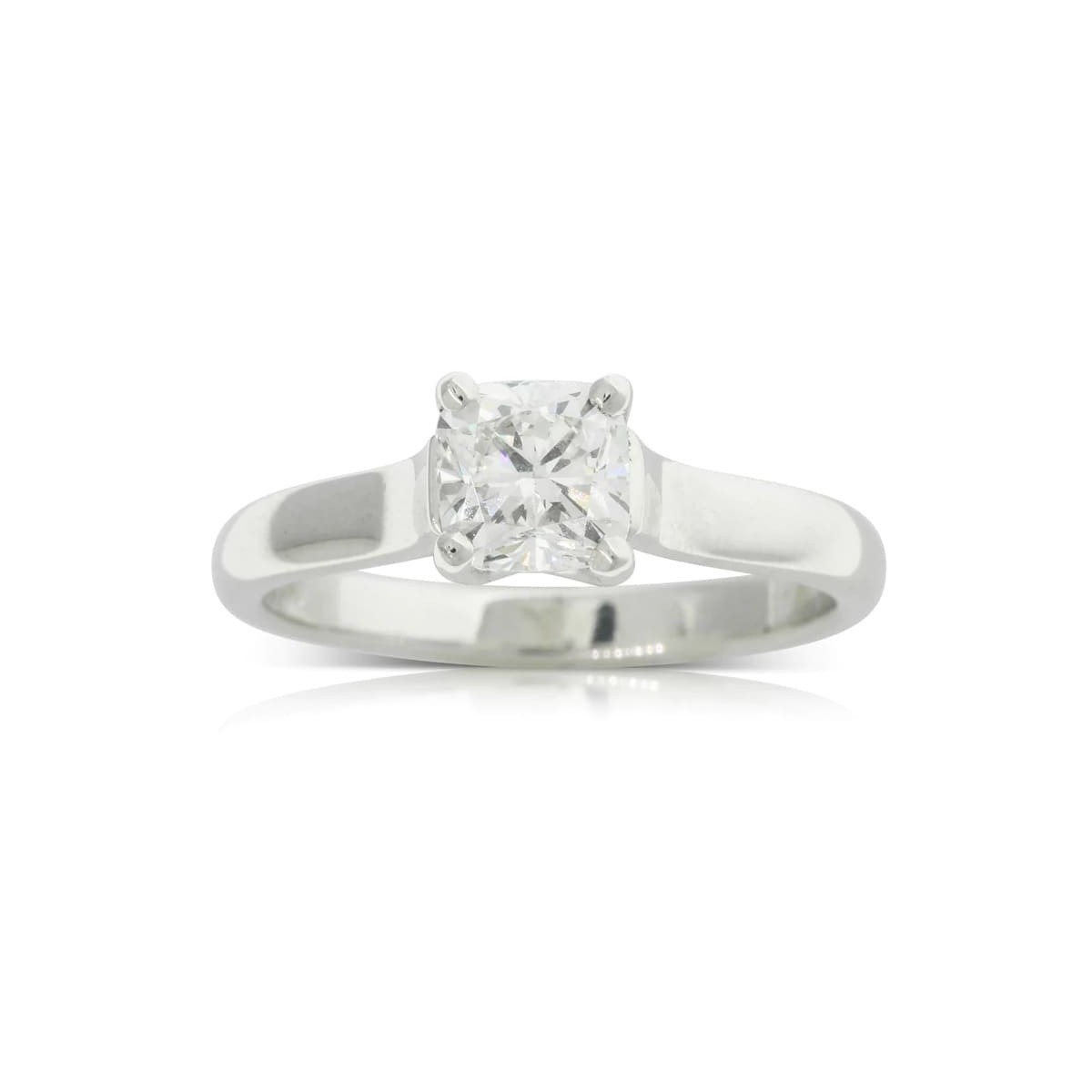 Anello Modello Cartier Diamante Cushion Naturale
