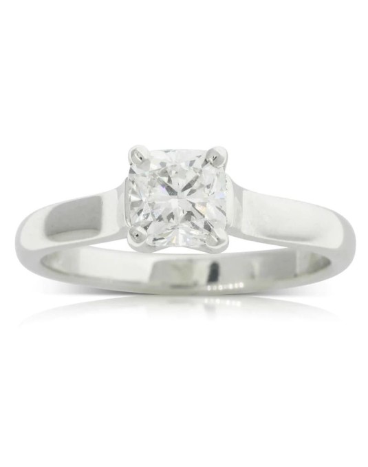 Anello Cartier Diamante Cushion Naturale