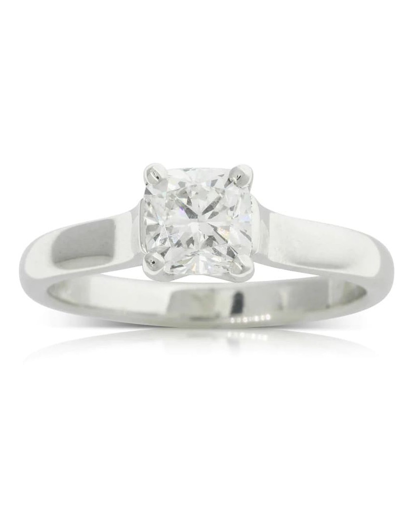 Anello Cartier Diamante Cushion Naturale