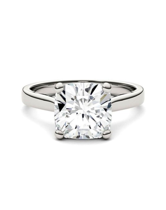 Anello Damiani Diamante Cushion Naturale