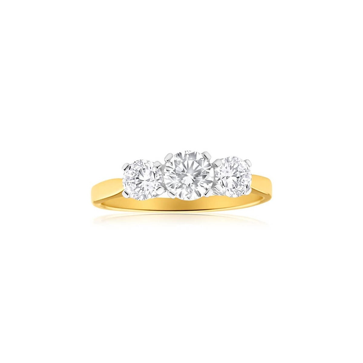 Anello 3 Diamanti 1 carato Naturali