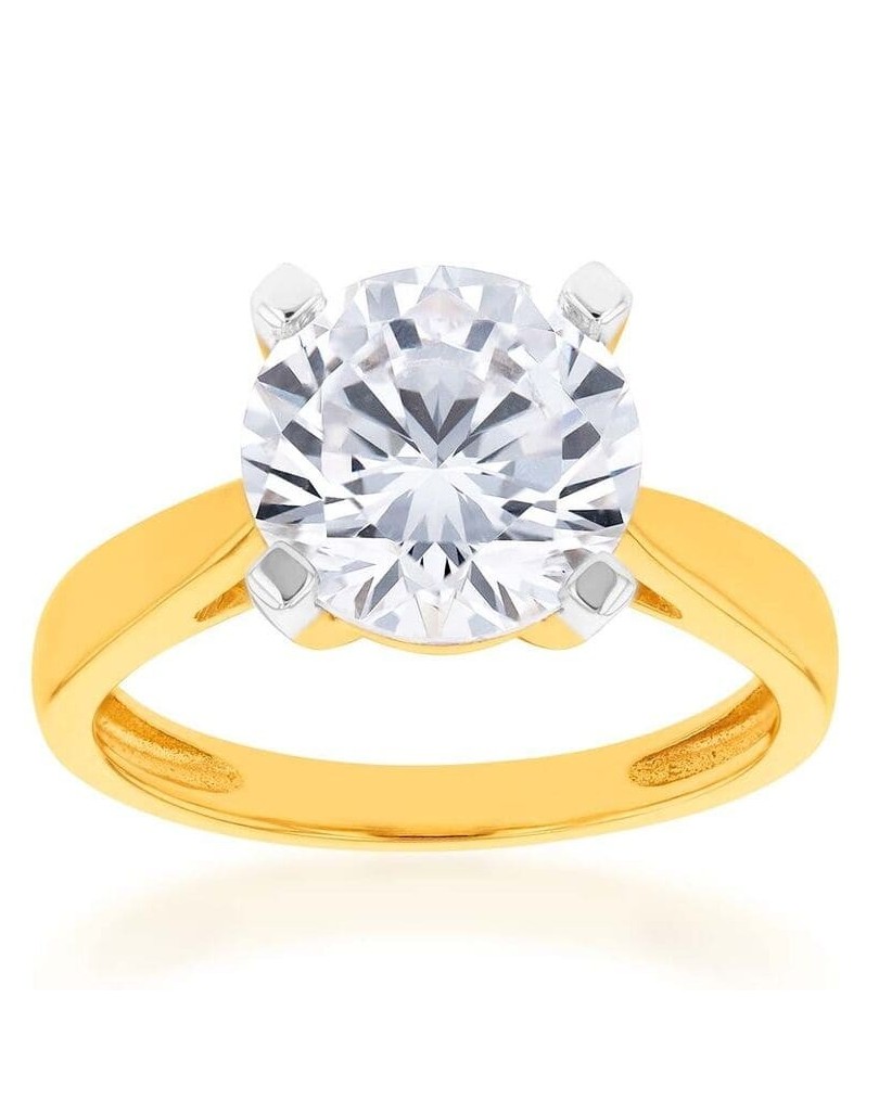 Anello Solitario Modello Etsy con Diamante
