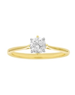 Anello Di Fidanzamento Modello Etsy con Diamante