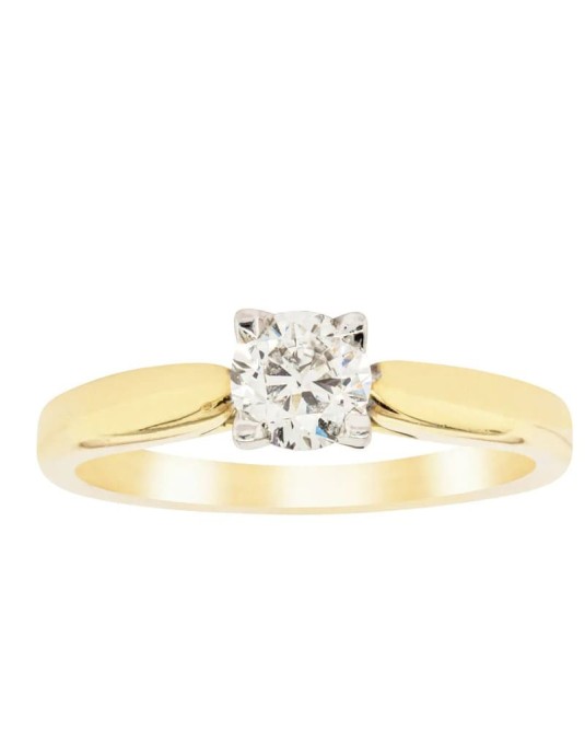 Anello Per Sposa Modello Etsy con Diamante