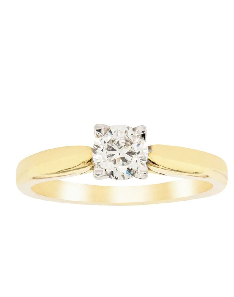 Anello Per Sposa Modello Etsy con Diamante