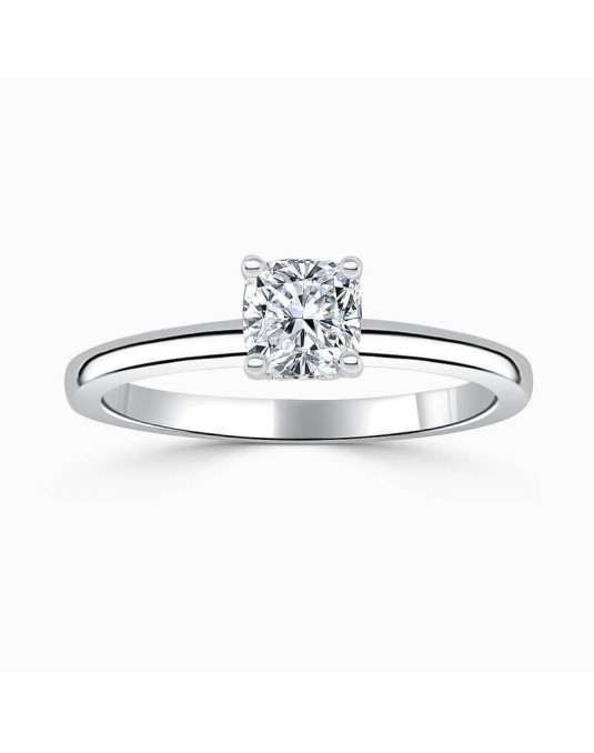 Anello De Beers Diamante Cushion Naturale