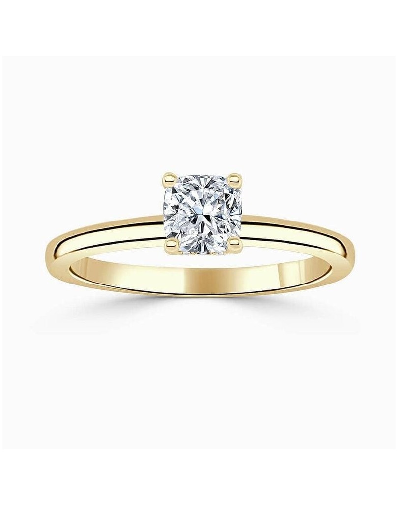 Anello Modello Hermes Diamante Cushion Naturale