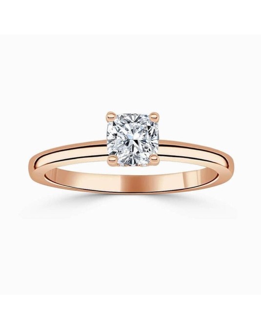 Anello Modello Recarlo Diamante Cushion Naturale
