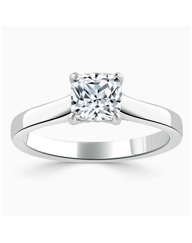 Anello Modello Etsy Diamante Cushion Naturale