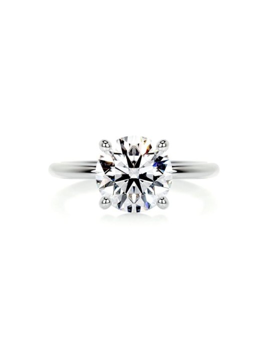 Anello Tiffany Modello Solitario Diamante Naturale