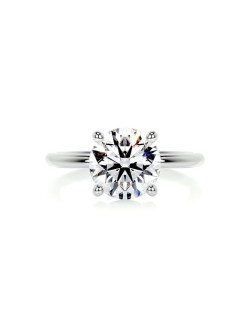 Anello Tiffany Solitario Diamante Naturale