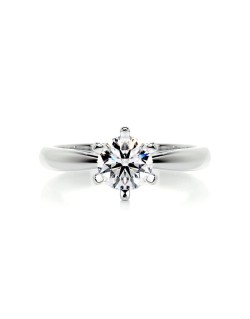 Anello Bulgari Modello Solitario Diamante Naturale