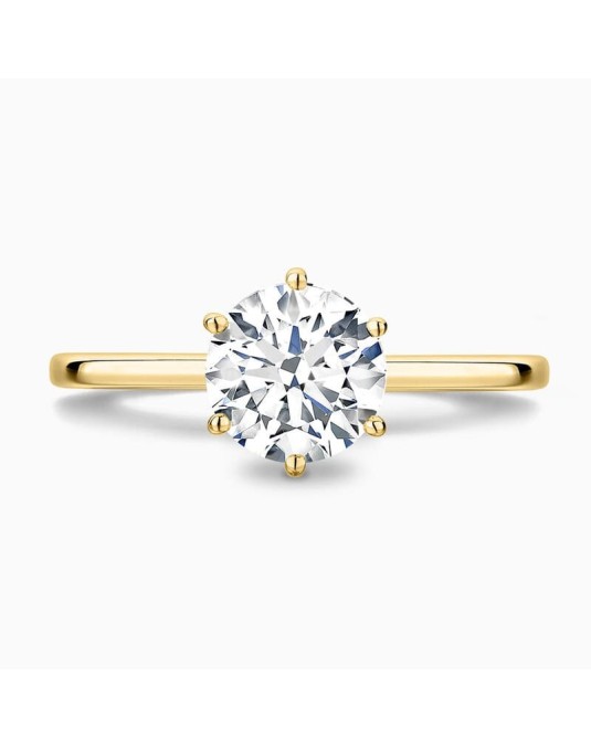 Anello Dior Solitario Diamante Naturale