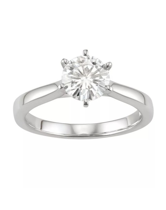 Solitario Anello Con Diamante Naturale