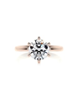Anello Chaumet Modello Solitario Diamante Naturale