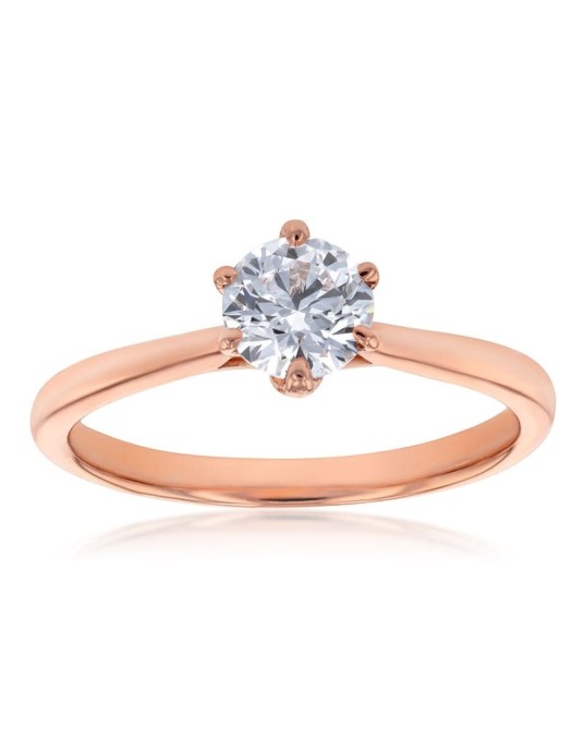 Anello Chaumet Solitario Diamante Naturale
