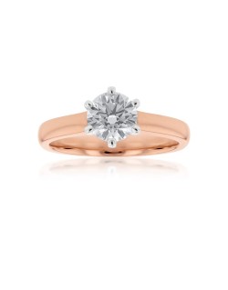 Anello Swarovski Solitario Diamante Naturale