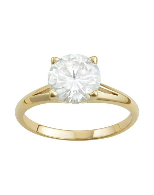 Anello Fidanzamento Oro Giallo Cartier Diamante