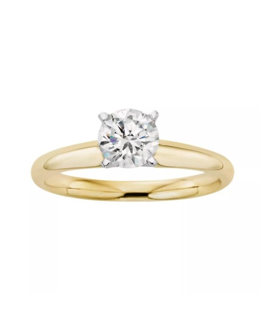 Anello Fidanzamento Oro Giallo Damiani Diamante