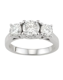 Anello Trilogy Con Diamanti Naturali