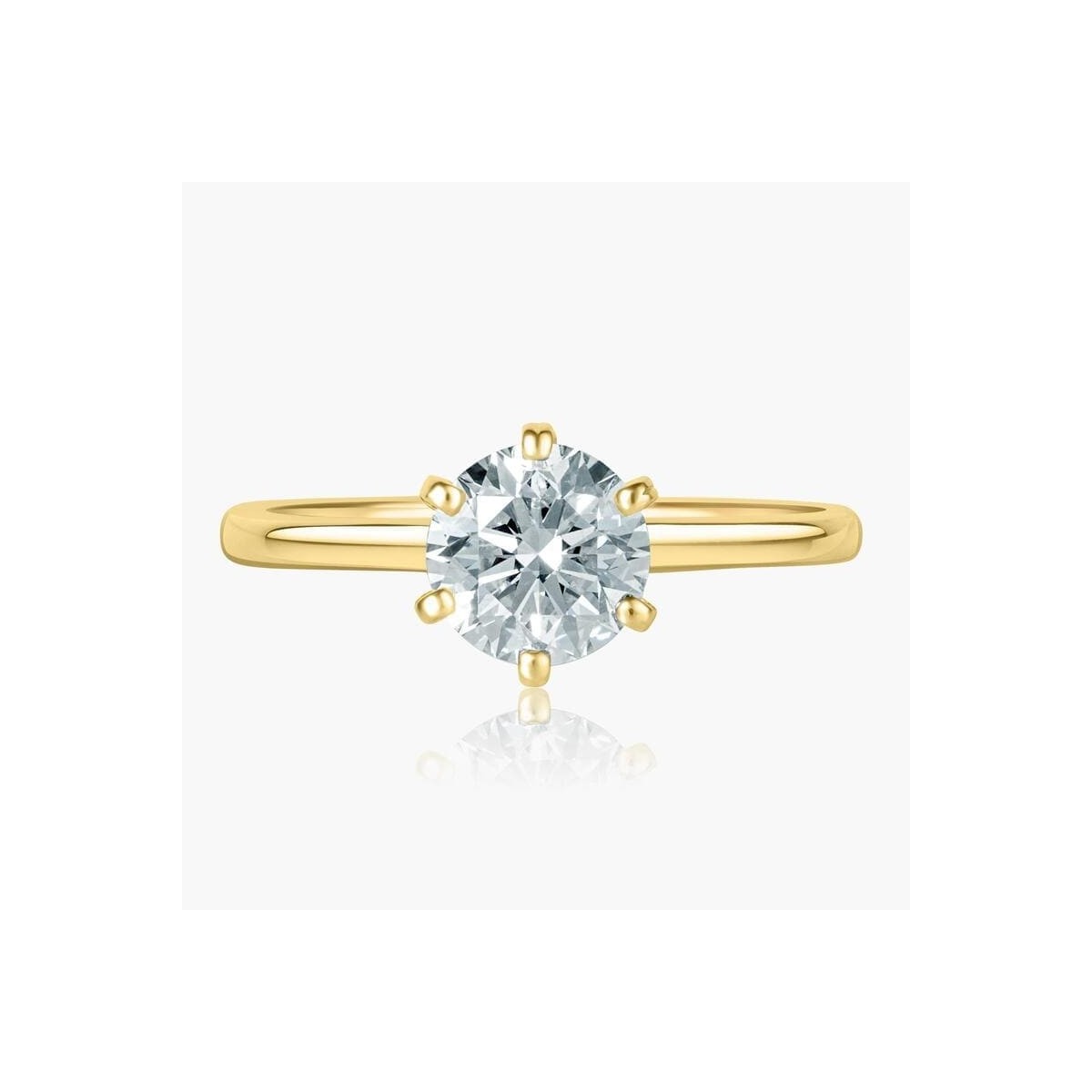 Anello Fidanzamento Oro Giallo Piaget Diamante