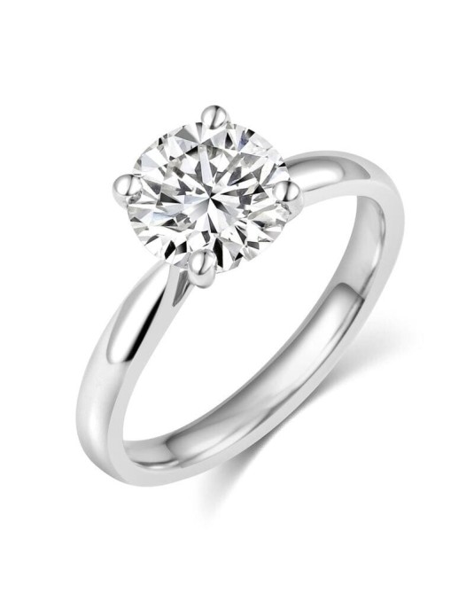 Anello Solitario Tiffany con Diamante