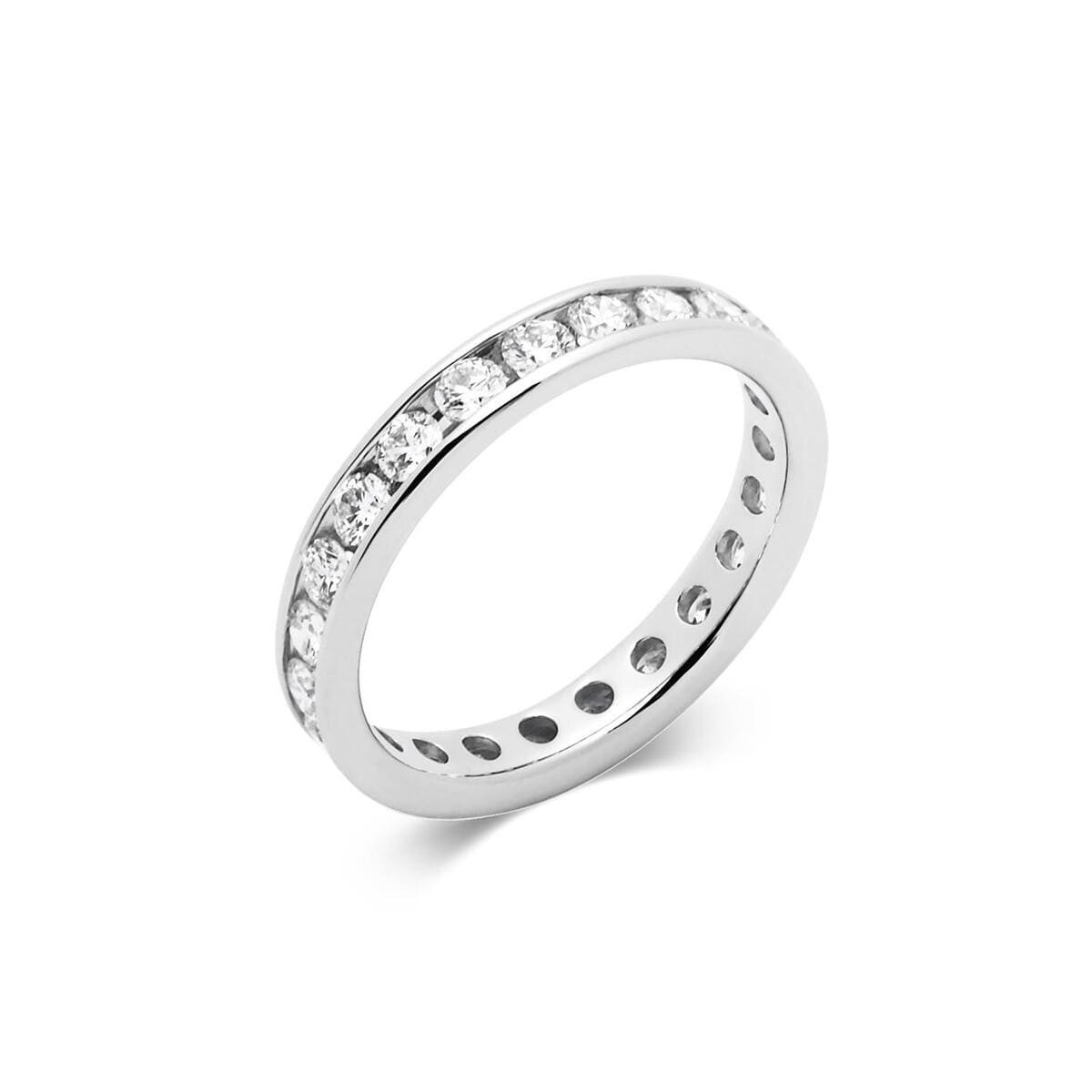 Anello Veretta Con Diamanti Naturali