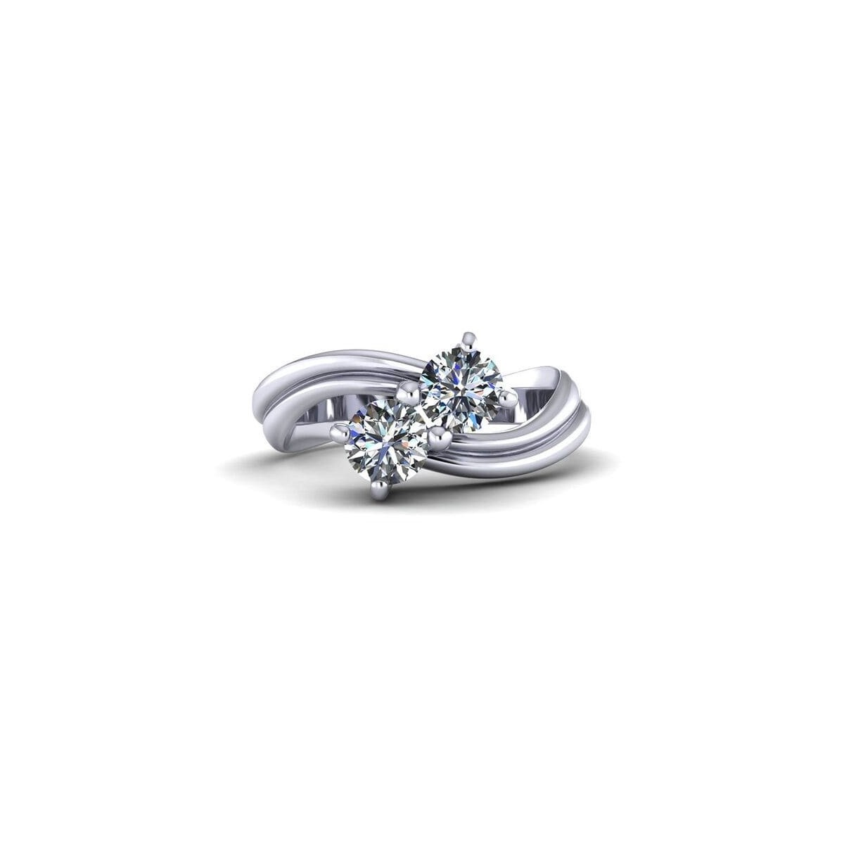 Anello Bilogy Con Diamanti Naturali