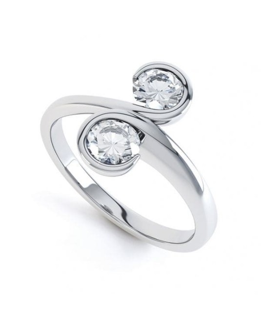 Anello Bilogy Damiani con Diamanti