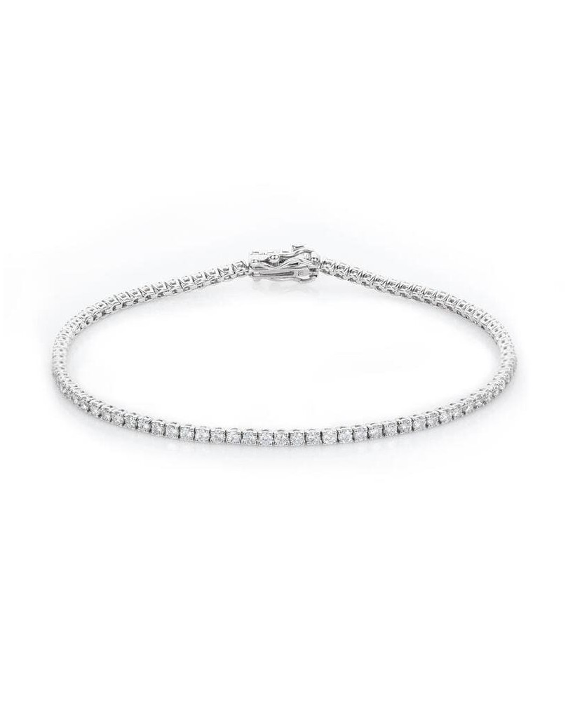 Bracciale Tennis di 21 cm con Diamanti