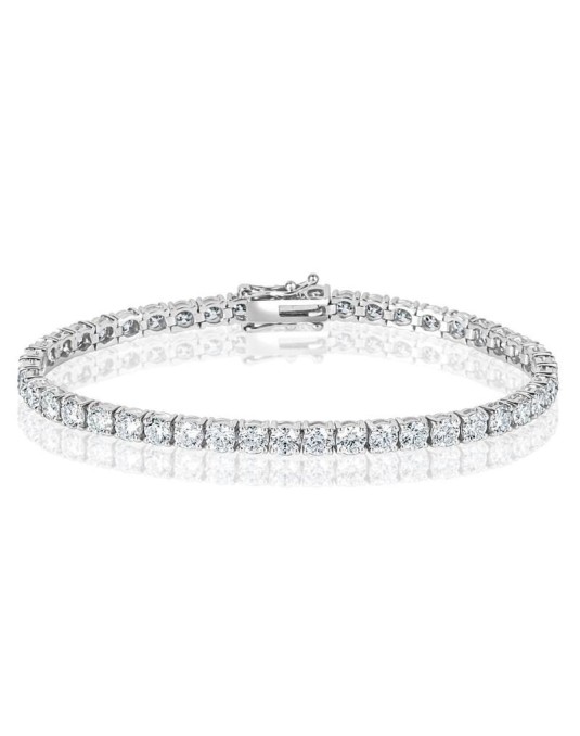 Bracciale Tennis di 18 cm con Diamanti