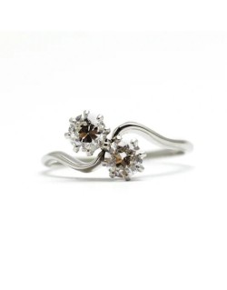 Anello Glamira con 2 Diamanti Naturali