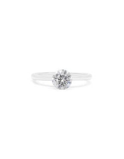 Anello Nozze Tiffany con Diamante
